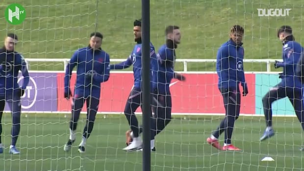 England train ahead of World Cup qualifier opener